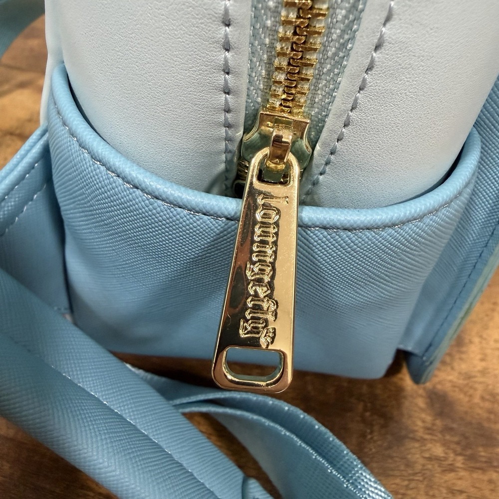 Loungefly Disney‎ The Little Mermaid Ariel Castle Mini Backpack NWT READ Stained - Picture 8 of 9